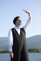 Pearly Siyah Bone pamuk dokulu