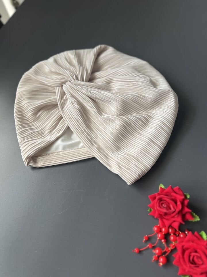 Pilise Bone Pamuk Astarlı / Krem