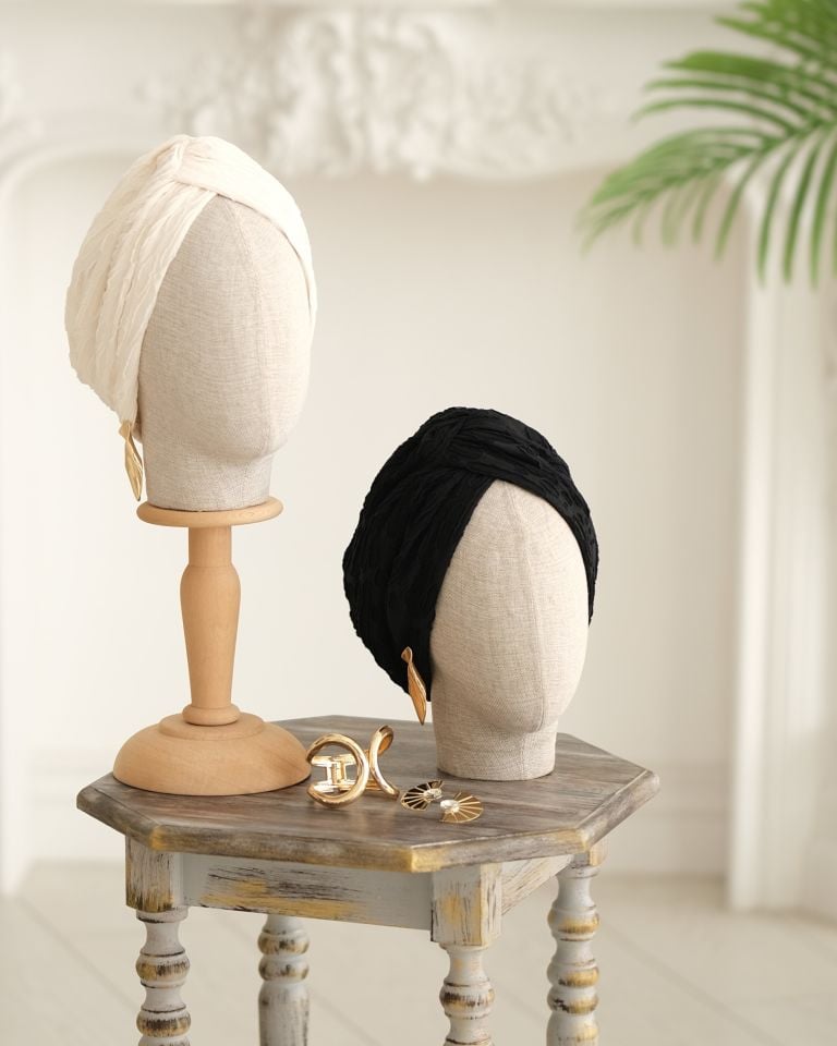 Noor Bone Siyah Çift Taraflı