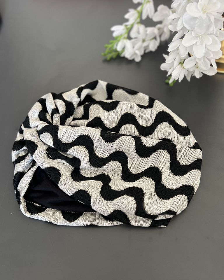 Su Bone Siyah Desenlı