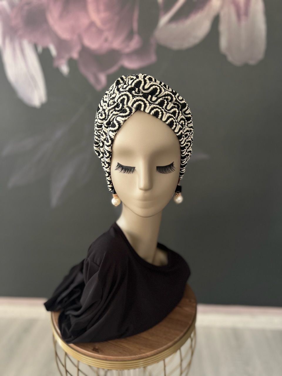 Aria Bone Siyah Beyaz Bone