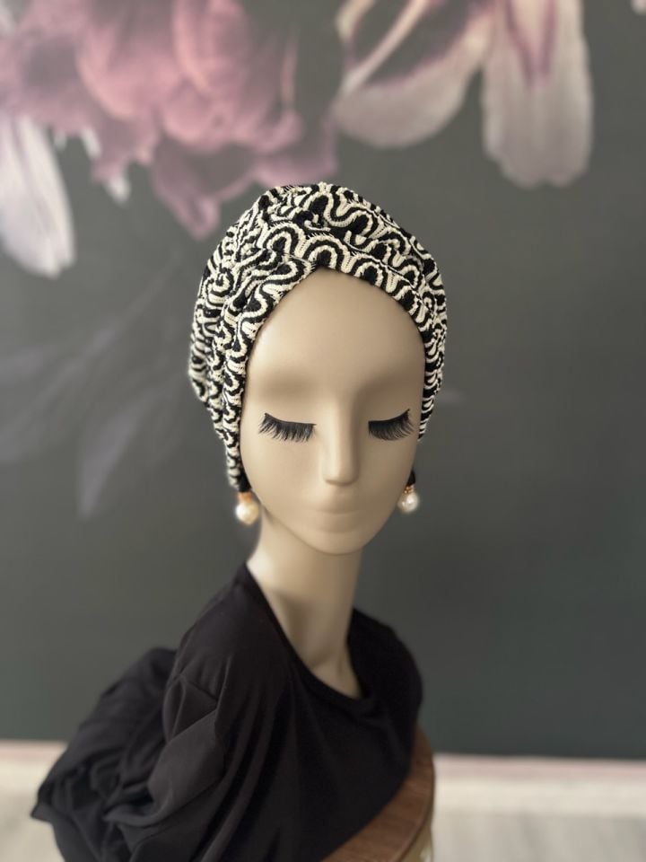 Aria Bone Siyah Beyaz Bone