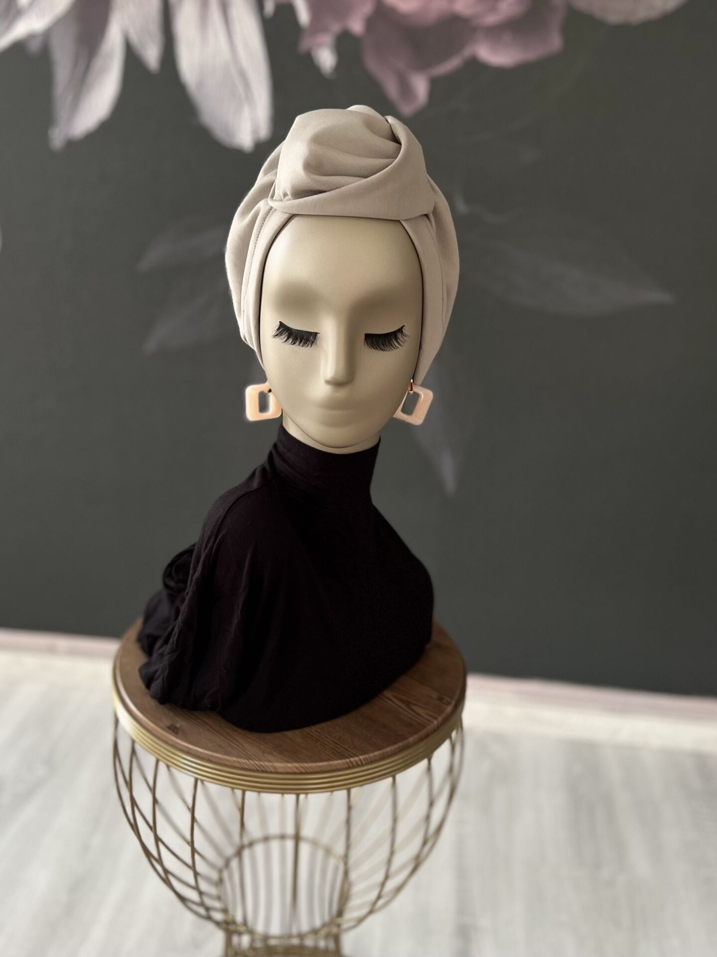 Gri Taş Simya Bone Pamuk Dokulu