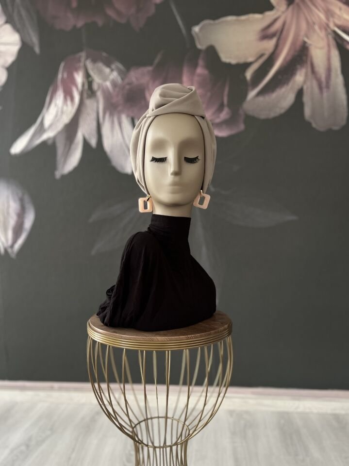 Gri Taş Simya Bone Pamuk Dokulu