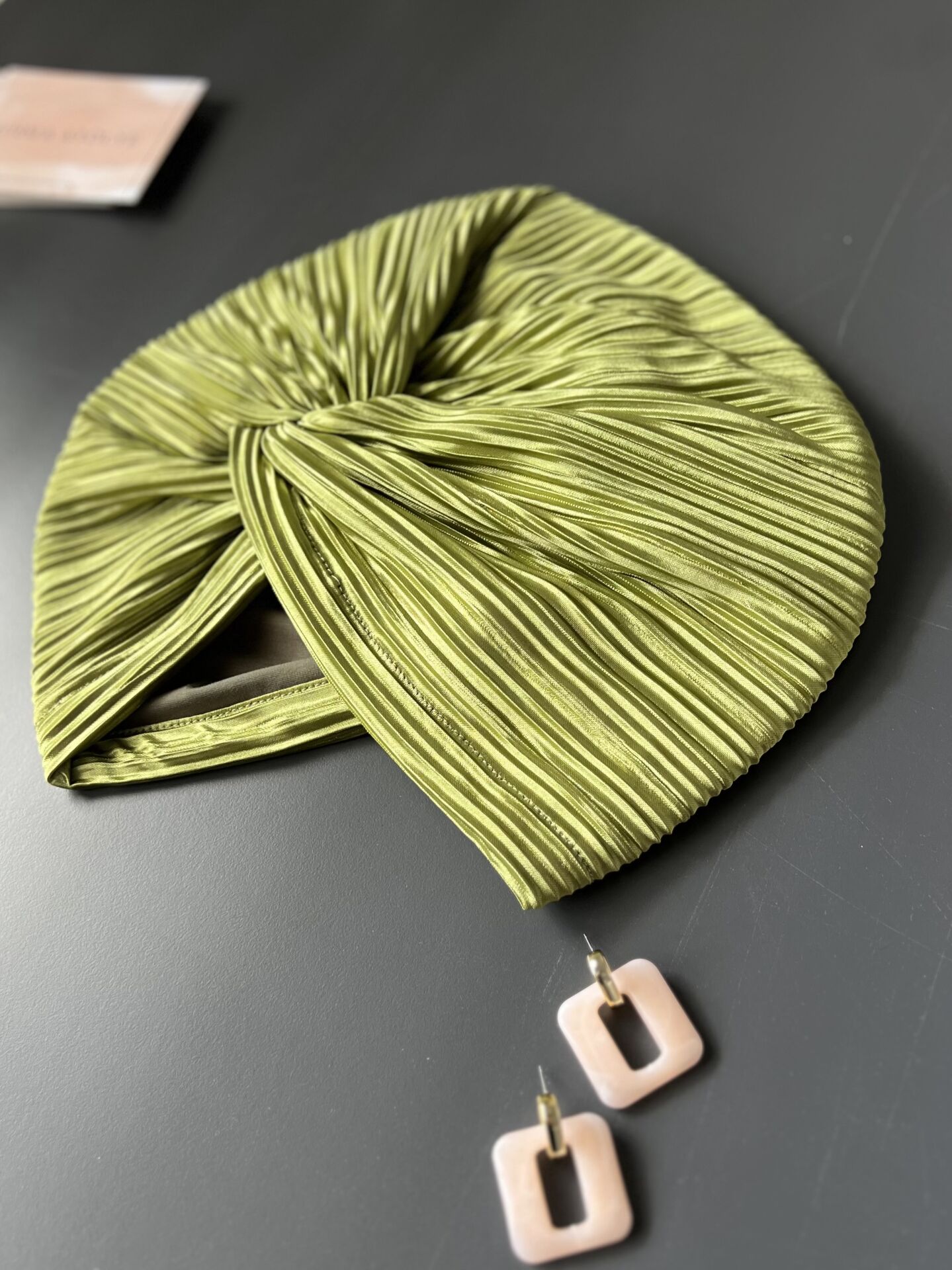 Pilise Bone Pamuk Astarlı / Olive