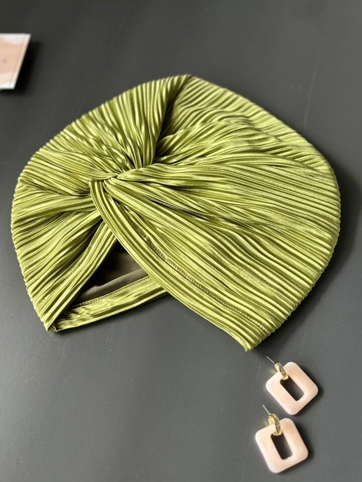 Pilise Bone Pamuk Astarlı / Olive