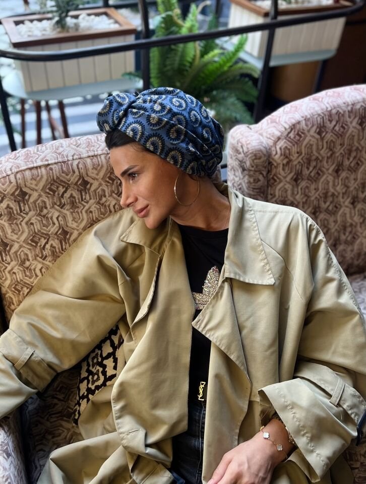 Simya Bone Hill  / Lacivert Desenler