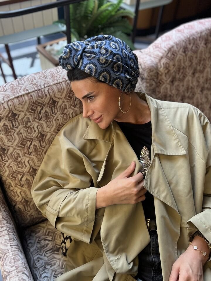 Simya Bone Hill  / Lacivert Desenler