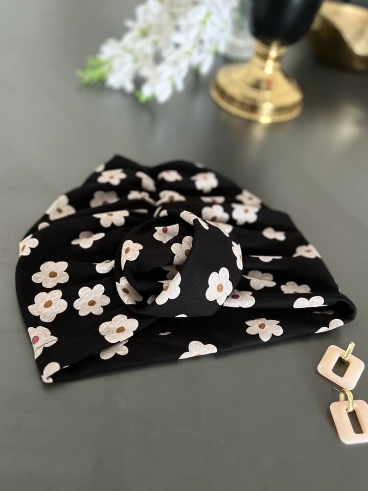 Simya Bone Shee / Siyah Üzeri Papatya