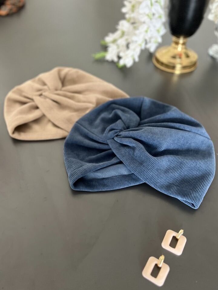 İkili Fırsat Paket / Sokak Rahatlığı Bone Indigo ve Vizon