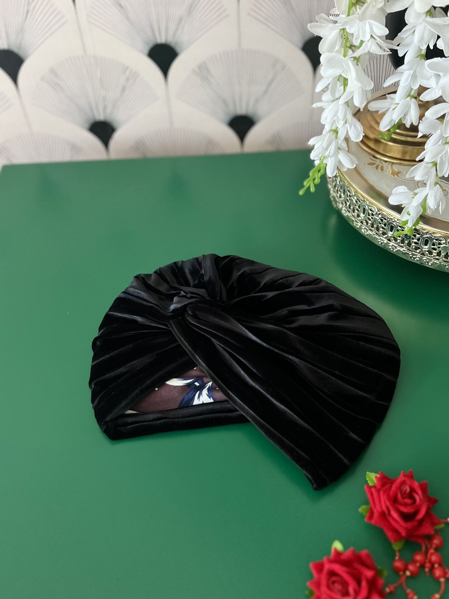 Luxe Black Bone Pamuk Astarlı