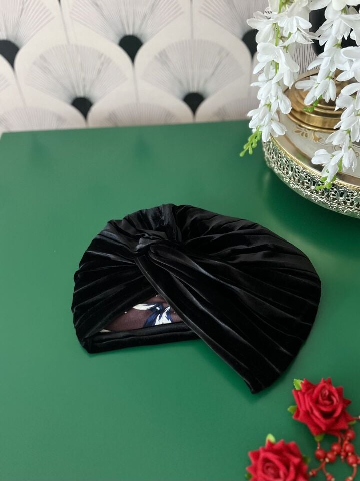 Luxe Black Bone Pamuk Astarlı