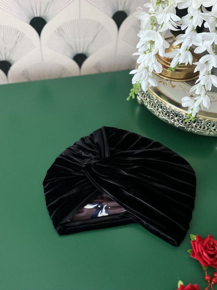 Luxe Black Bone Pamuk Astarlı