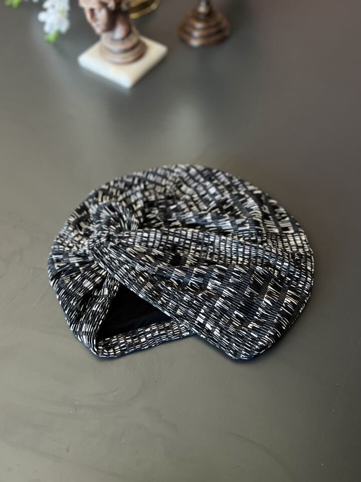 Pilise Bone Siyah Beyaz Desenler