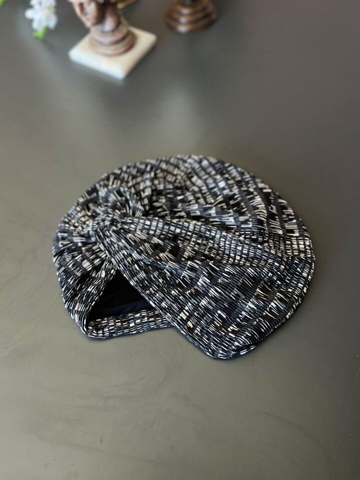 Pilise Bone Siyah Beyaz Desenler