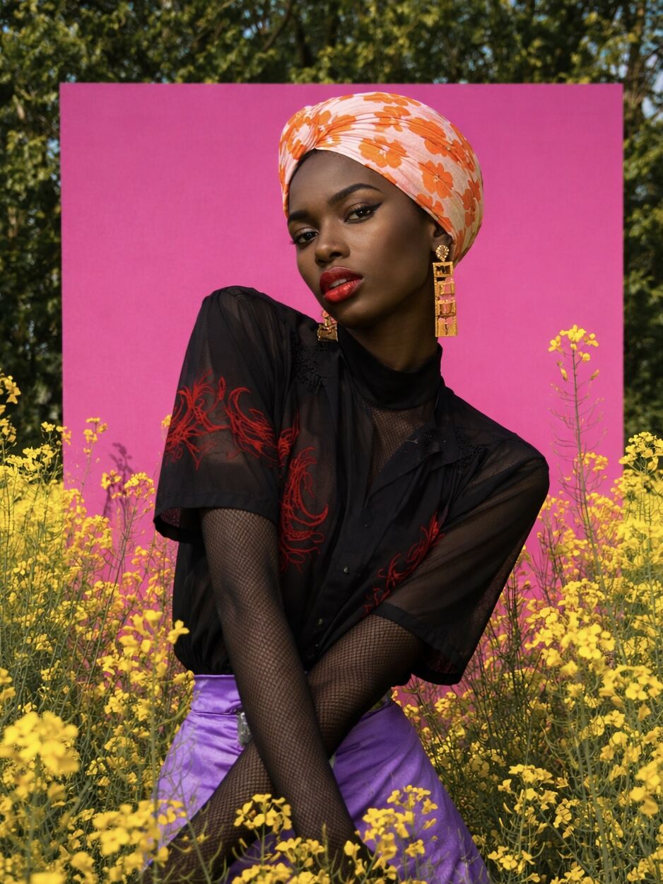 Canlı Çiçekler Negro Bone