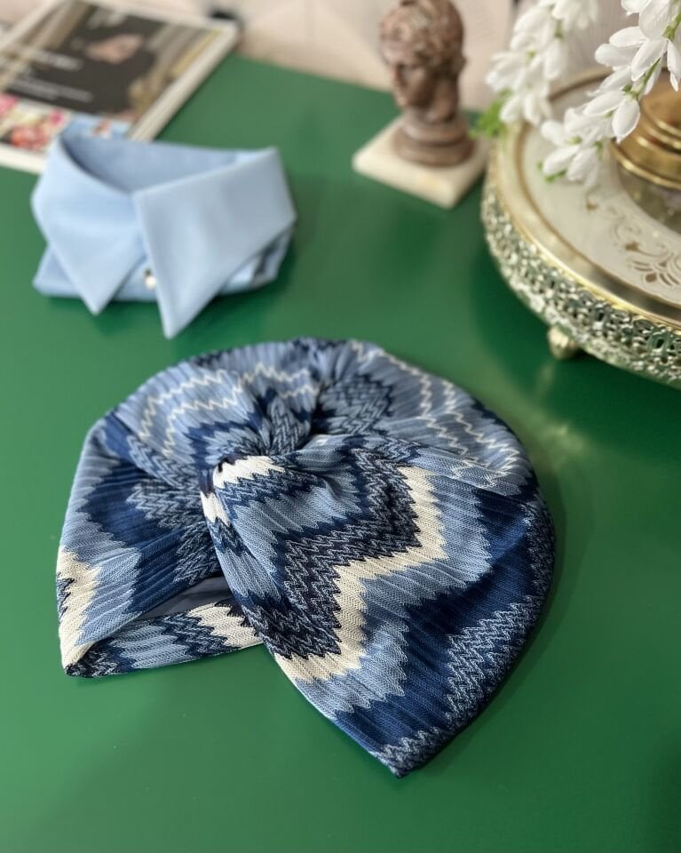 Rüya Bone Mavi Desenler