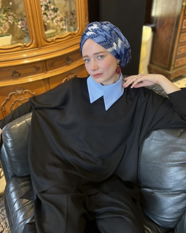 Rüya Bone Mavi Desenler