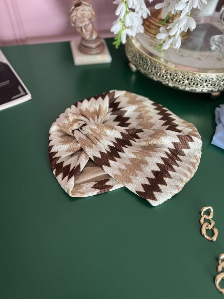 Mocha Wave/ Kahve Krem Desenler