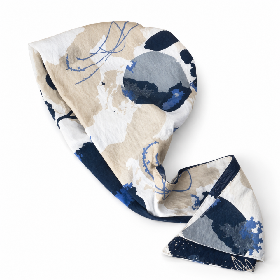 The sign | Mavi Desenli Navy Bone